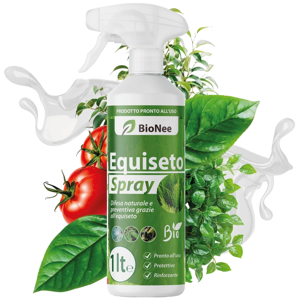 Equiseto Spray 1 l | Pronto all’Uso | Protettivo Naturale Preventivo | Difesa contro Oidio e Peronospora | Per Orti, Frutteti e Colture Biologiche