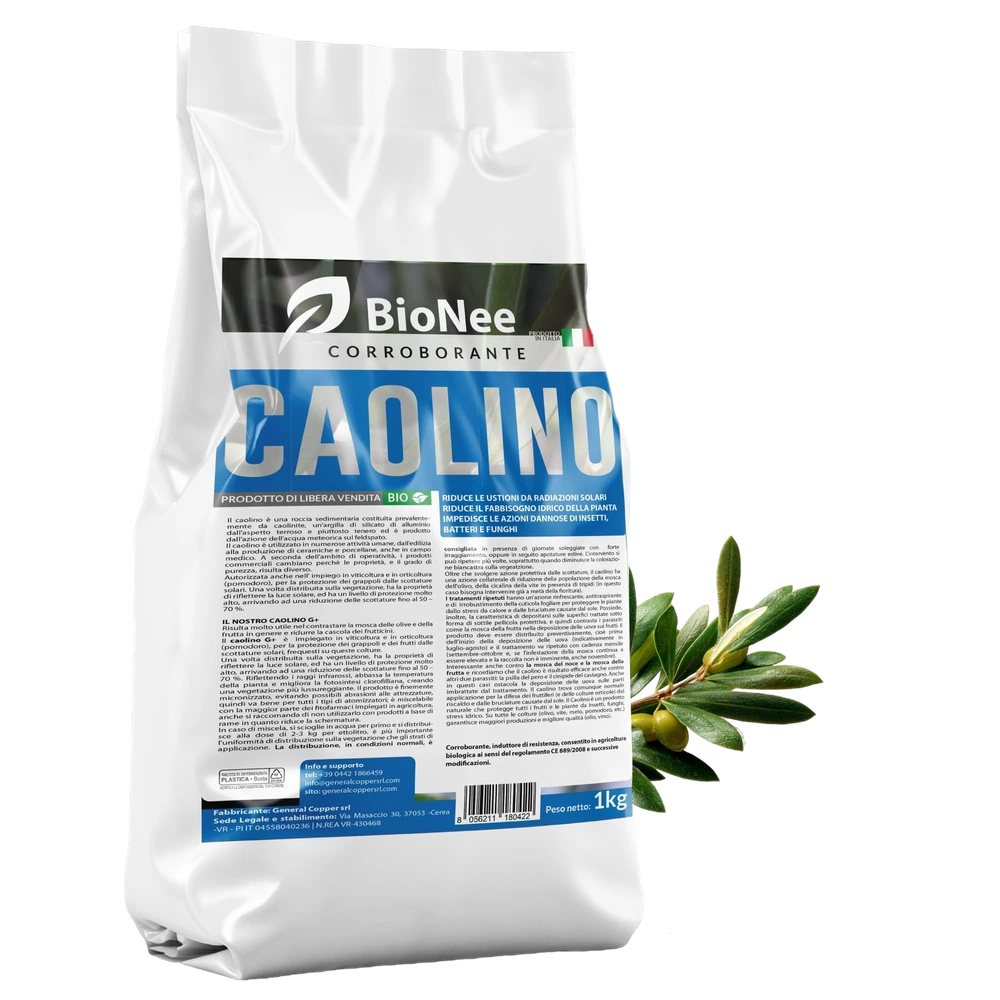 Caolino corroborante potenziatore difese naturali MOSCA DELL'OLIVO (1 kg)