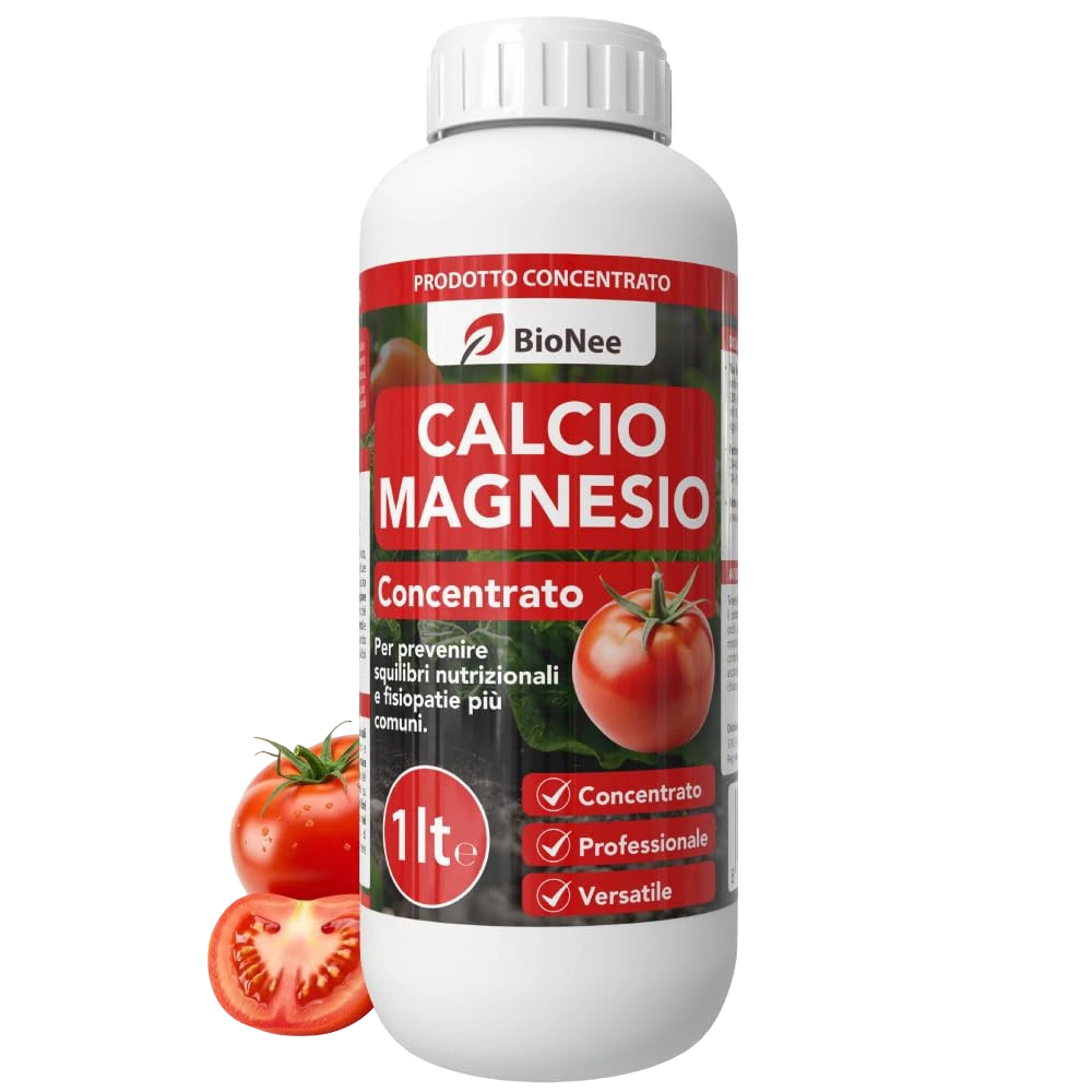 BioNee Calcio Magnesio – Correttivo Liquido Calcio/Magnesio Concentrato per Squilibri Nutrizionali, Supporto Fisiopatie (Marciume Apicale, Tip Burn)