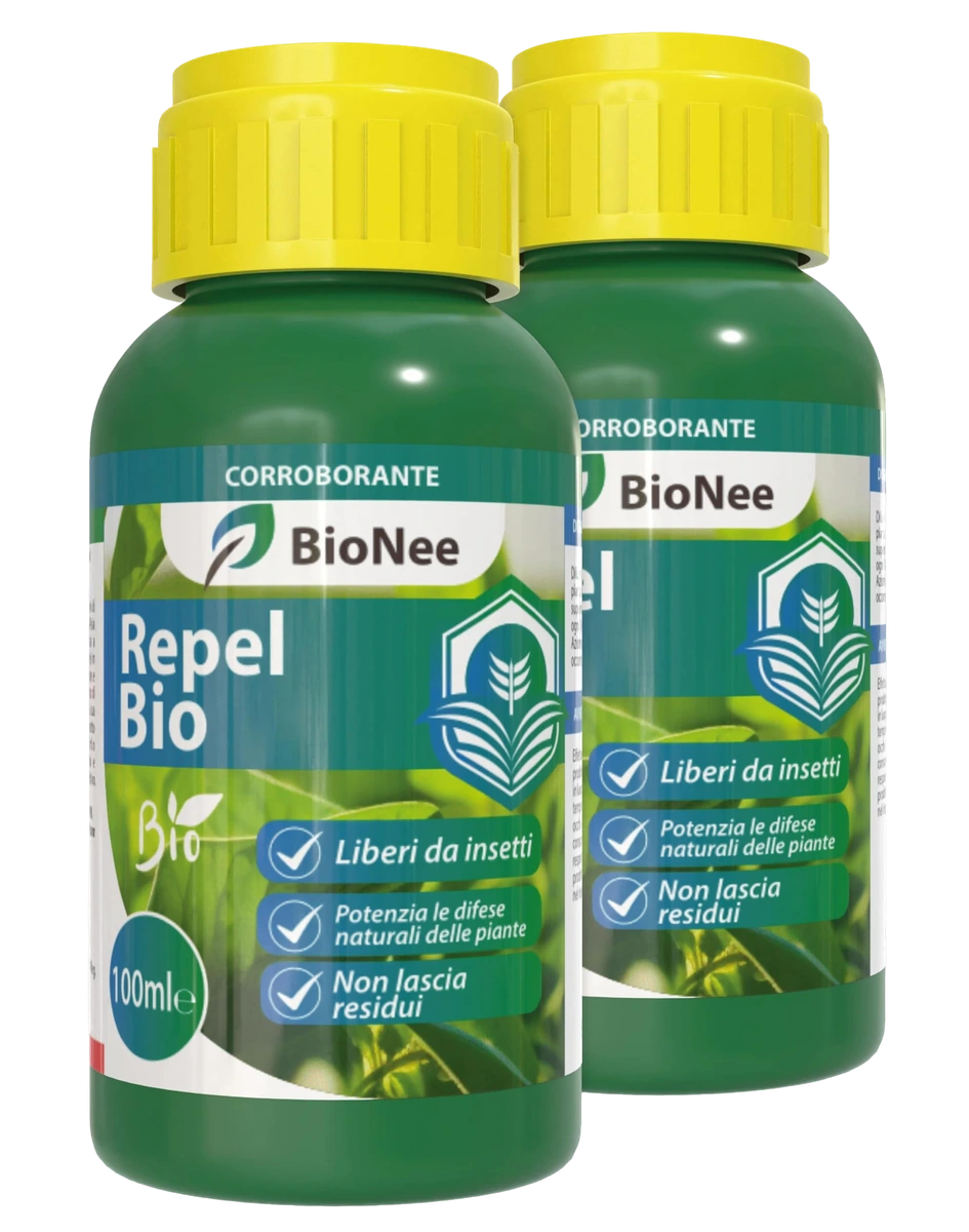 Repel Bio, Corroborante Naturale per Piante, Concentrato Idrosolubile, Protezione Efficace e Sicura, Liberi da Insetti e Parassiti
